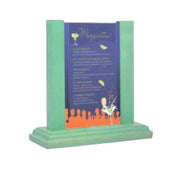 Menu Solutions WPFCT-B Table Tent Holds 5" X 7" Insert Picture Frame