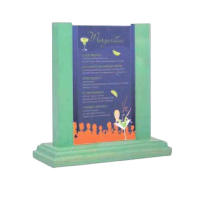 Menu Solutions WPFCT-B Table Tent Holds 5" X 7" Insert Picture Frame