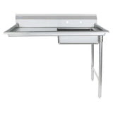 Empura EUDT48R - Soiled Dishtable, 48"W X 30"D X 41.5"H, Undercounter