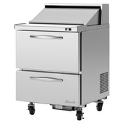 Turbo Air PST-28-D2-N PRO Series Sandwich/Salad Unit One-section Rear Mount Self-contained Compressor