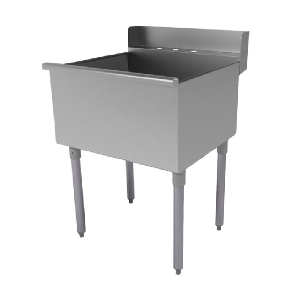 Advance Tabco 4-1-18D Square Corner Scullery Sink 1-compartment 18"W X 21"D Front To-back X 14" Deep Sink Compartment