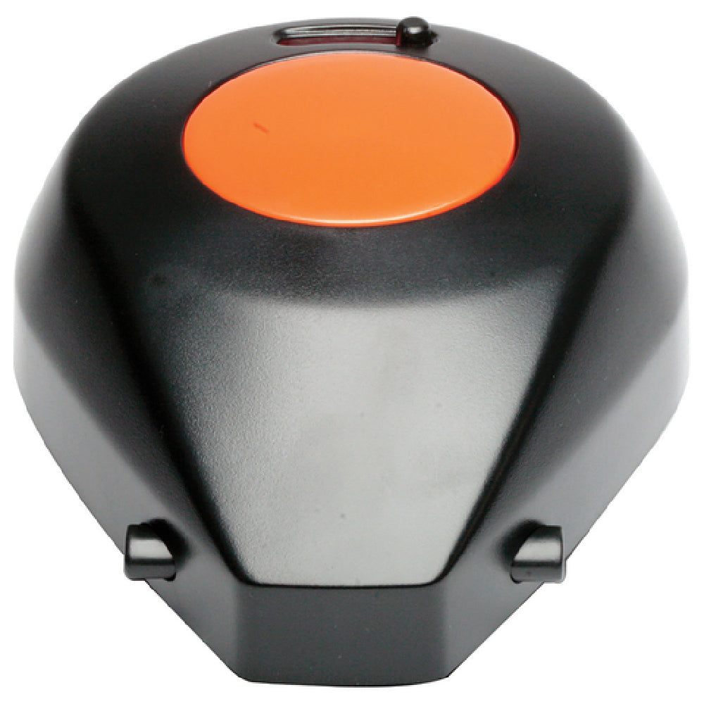 Service Ideas SVAPPLD Replacement Pump Decaf Lid For SVAP Series Airpots Black With Orange Inset (Priced Per Each Packed 15 Each Per Case)