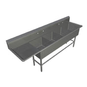 John Boos 4PB204-1D18L Pro-Bowl Sink 4-compartment 102-3/16"W X 25-1/2"D X 44-1/16"H Overall Size