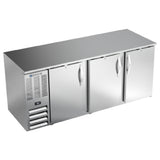 Beverage Air BB78HC-F-S - Refrigerated Food Rated Back Bar Storage Cabinet, Three-section