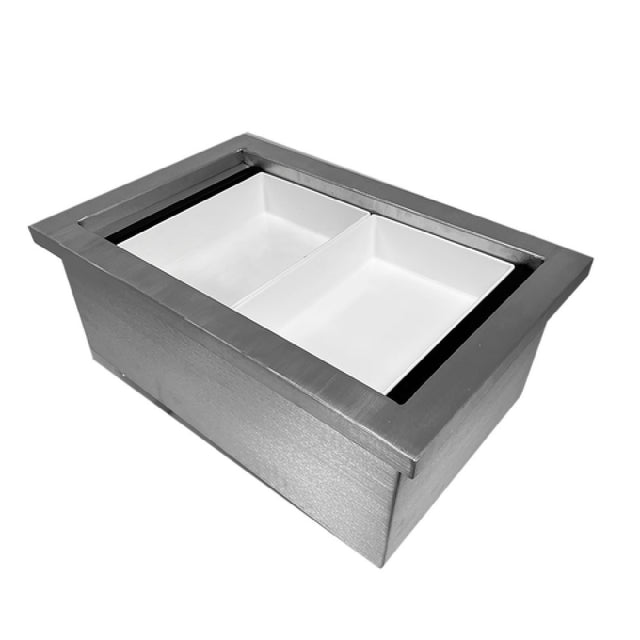 Tablecraft CW8002BRATBK Portable Insulated Ice Well Single 25.875 X 17 X 8"