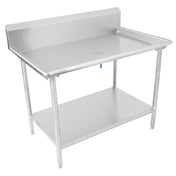 John Boos DST6R10-3097SSW Sorting Table 97-7/8"W X 30-3/8"D 16/300 Stainless Steel Top With 10" Backsplash