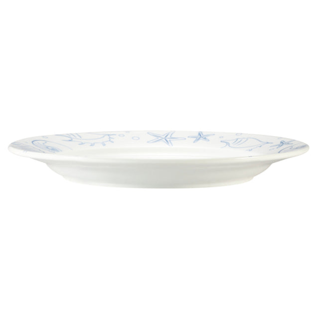 CAC China ATC-21 Atlantic Seashell Plate 12" Dia. X 1-1/4"H Round
