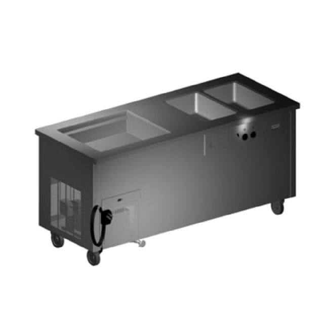 Delfield SH2CR-74-BP Shelleysteel™ Combination Hot/Cold Serving Counter 74" Long
