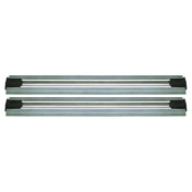 Quantum QVTRK-2-216EST Single Unit Floor Track Assembly Kit Includes: (2) 18' V-groove Aluminum Tracks