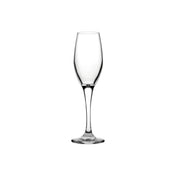 Steelite P440041 Flute Glass 6.0 Oz. (H 8-1/2" M 2-1/2" T 1-7/8" B 2-1/2") Soda Lime