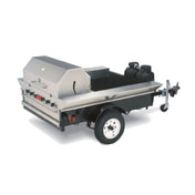 Crown Verity CV-TG-2 Towable Grill 69" X 124" X 52" Trailer Includes BI-48 Grill & RD-48 Roll Dome Lid