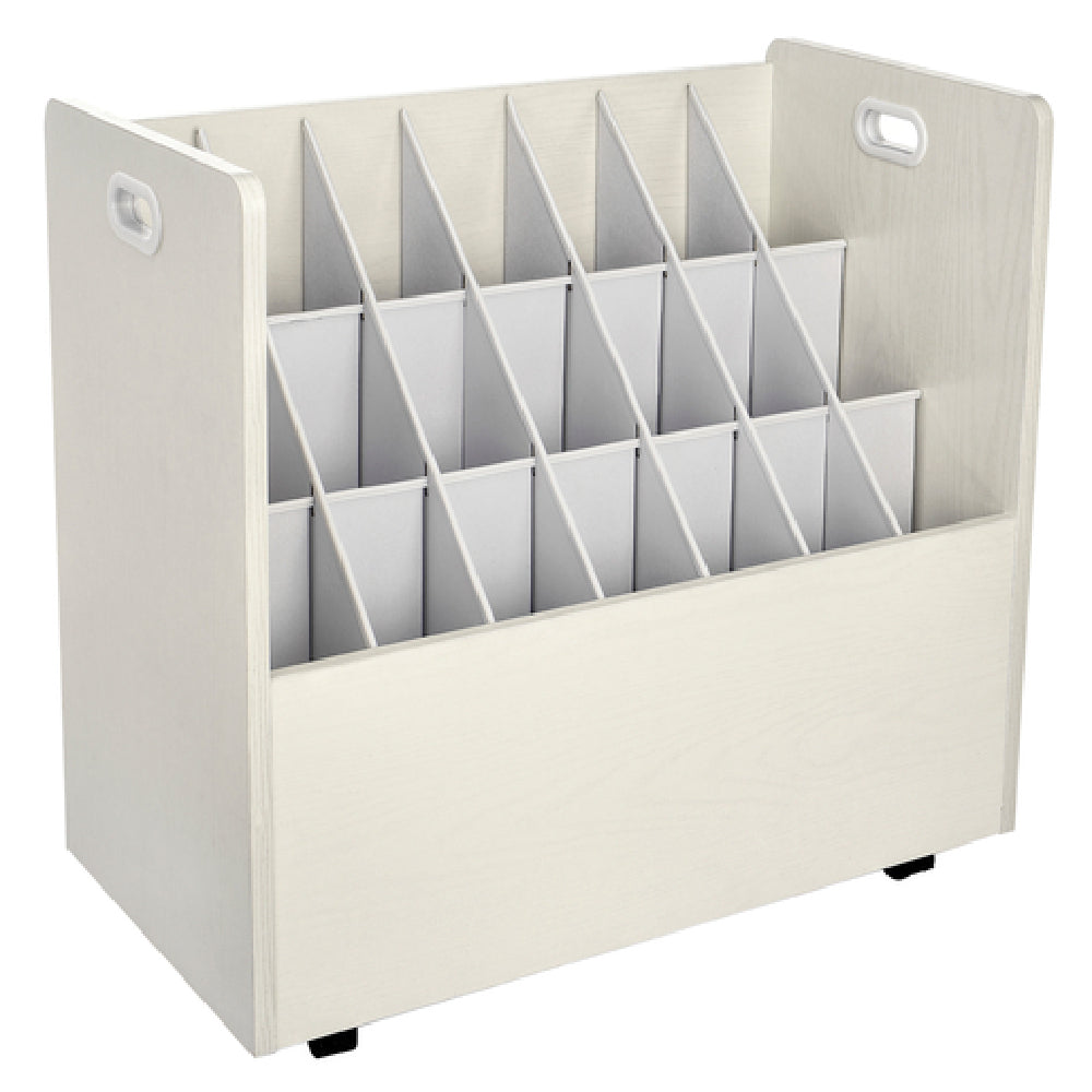 Alpine Industries ADI625-WHI Blueprint Roll File/Large Document Organizer Mobile