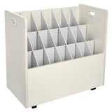 Alpine Industries ADI625-WHI Blueprint Roll File/Large Document Organizer Mobile