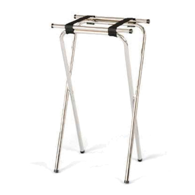 Forbes Industries 6850-BE Tray Stand Steel Black Poly Straps