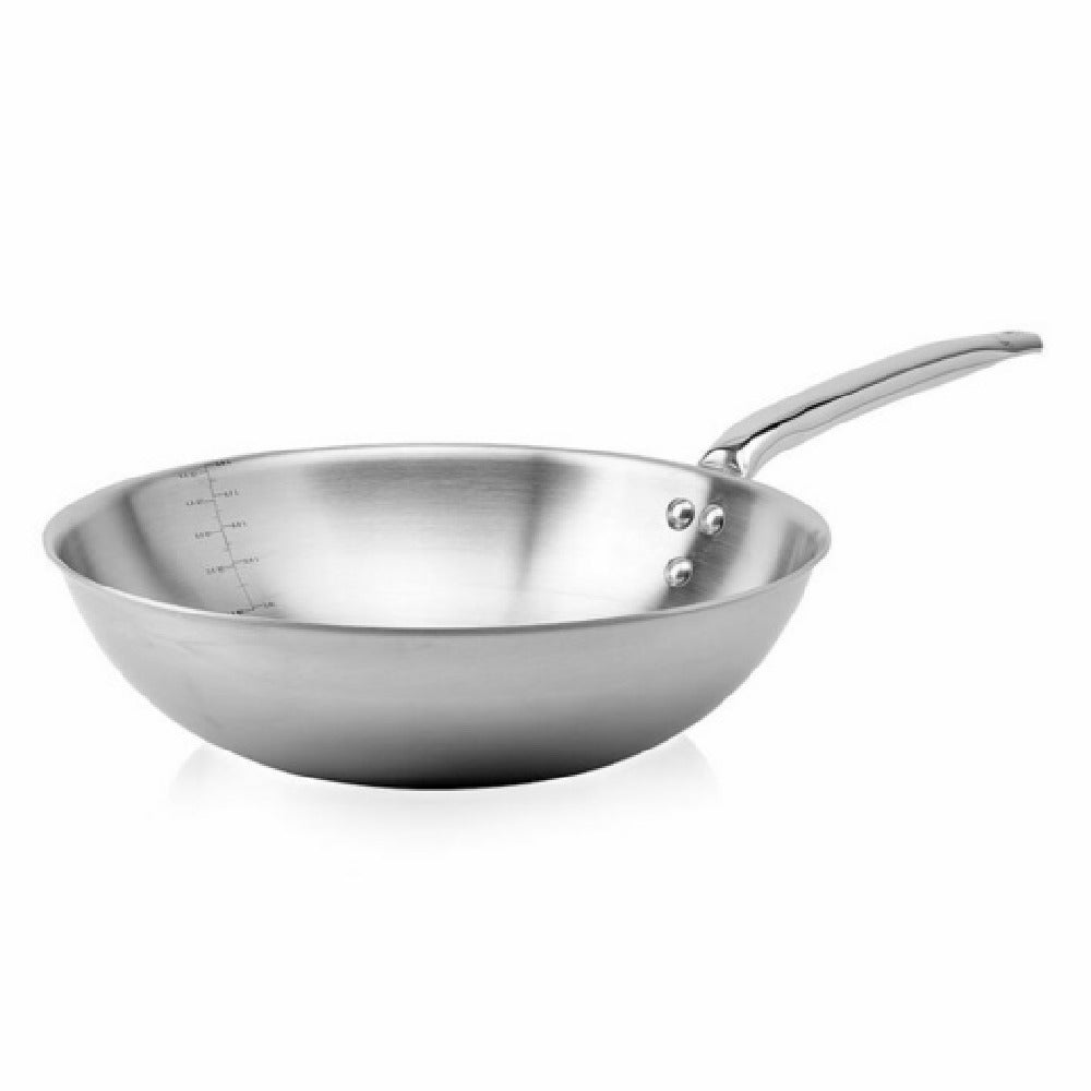 JB Prince S484 De Buyer Alchimy Wok 12.6"dia 4.8 Qt.