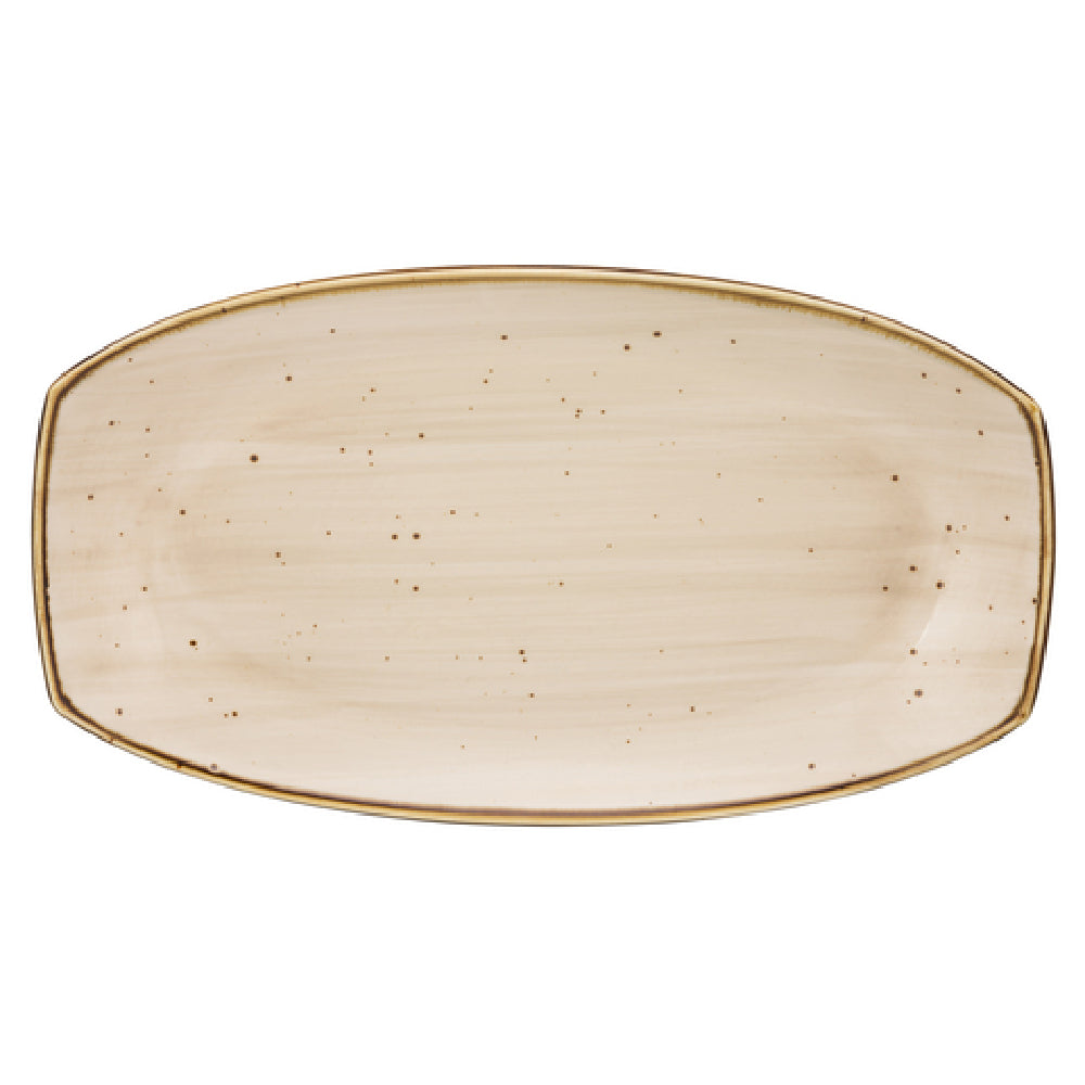 10 Strawberry St SAN-15REC-PBLO - Plate, 15" X 8-3/8" X 1-3/4"H, Rectangular
