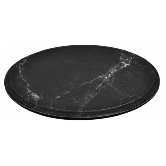 BauscherHepp TBMA3028 Carrara Collection Marble Platter 11-1/4" Dia. X 1/2"H