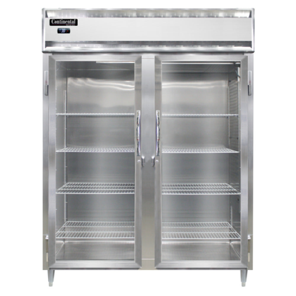Continental Refrigerator DL2WE-SA-PT-GD-SD Designer Line Heated Cabinet 52 Cubic Ft. Capacity