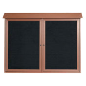 Aarco PLD4052-2L-5 Message Center 52"W X 40"H Wall Mounted