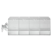 Hubert 53978 - Bulk Cereal Container, Middle Unit, 4-section