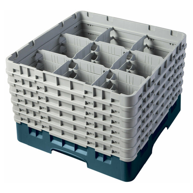 Cambro 9S1114414 Camrack® Glass Rack With (6) Soft Gray Extenders Full Size