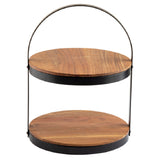 TableCraft Products 10719 - Display Stand, 12" X 11-2/5" X 16", Two-tier