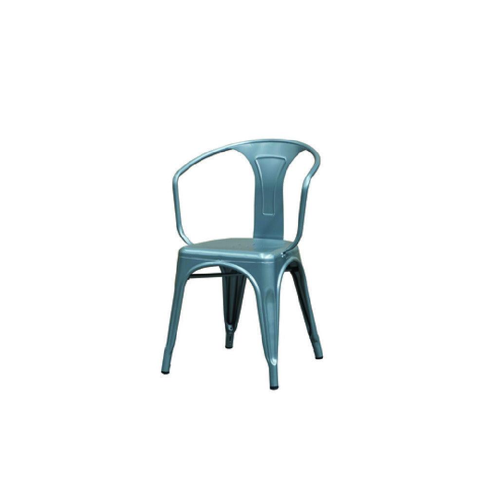 Hubert 96995 - CenPro Outdoor Arm Chair, 400 Lbs. Weight Capacity, 21"W X 17-1/2" D X 28-1/2" H