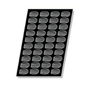 Matfer 336046 Flexipan® Mini Madeleines Mold 56 Per Sheet 1/2 Oz. Cap.