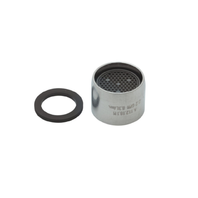 T&S Brass S-0199-01 Aerator 2.2 GPM Aerator And 55/64-27 UN Female Inlet Stainless Steel Construction