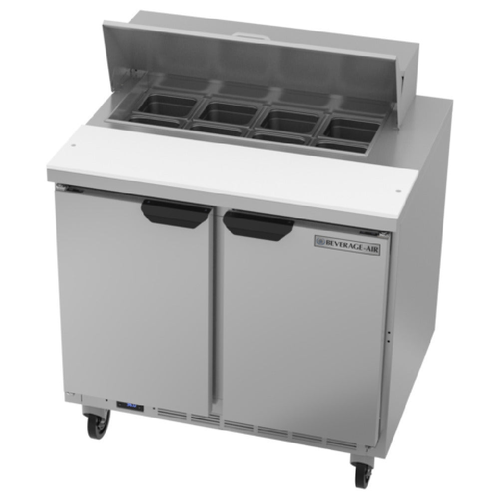 Beverage Air SPE36HC-08 Sandwich Top Refrigerated Counter Two-section 36"W