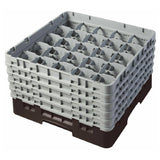 Cambro 25S958167 Camrack® Glass Rack With (5) Soft Gray Extenders Full Size