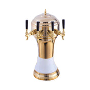 Perlick 4056WH4B Roma Draft Beer Tower Countertop 8-1/8" Diameter X 20-1/2"H