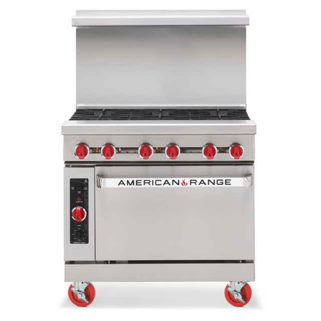 American Range AR-6-SU-C Culinary Series Heavy Duty Restaurant Range Gas 36"
