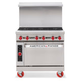American Range AR-6-SU-NV Culinary Series Heavy Duty Restaurant Range Gas 36"