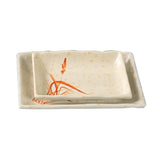 Yanco OR-2406 Orchis Plate 6"L X 4-1/2"W Rectangular