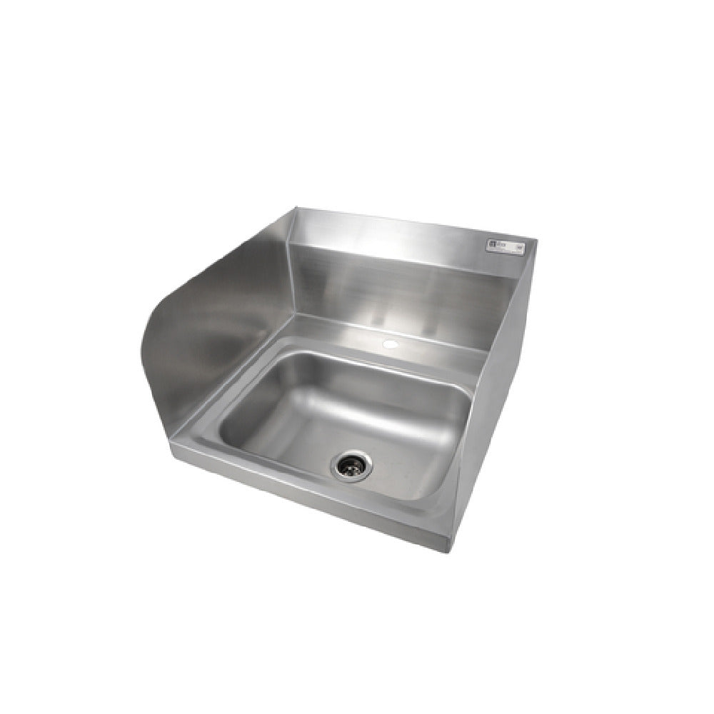John Boos PBHS-W-1410-1DM-SSLR-X Pro-Bowl Hand Sink Wall Mount 14"W X 10" Front-to-back X 5" Deep Bowl