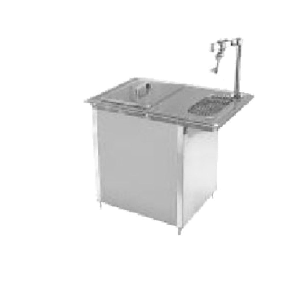 Randell 9515 Drop-In Ice & Water Unit 21-7/8"W X 15-1/2"D 43 Lb. Insulated Ice Chest