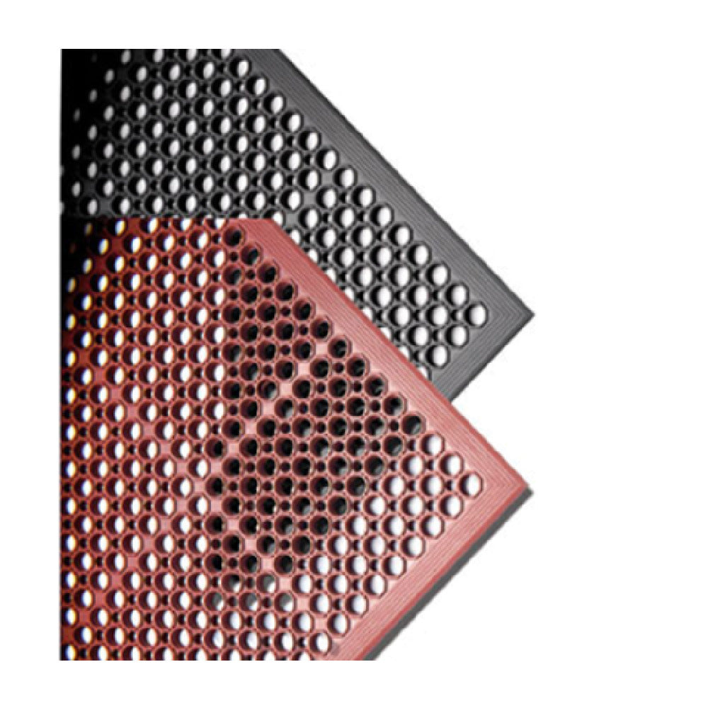Klinger's Trading MAT-RED Rubber Mat 3' X 5' X 1/2" Red