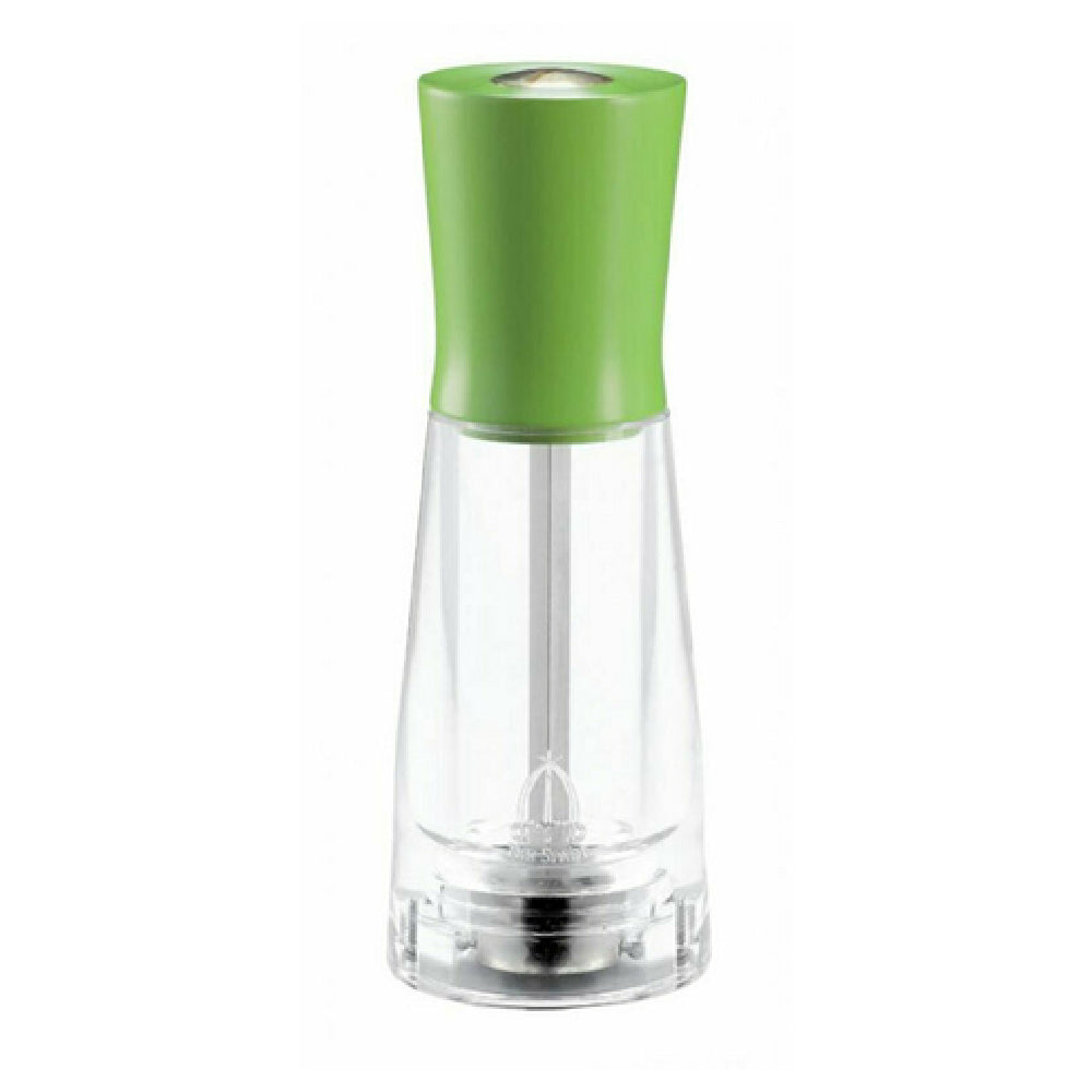 Omcan 43699 (43699) TRE SPADE Tosca Series Salt Mill 15cm (6") Tall Tempered Steel Conic Mechanisms
