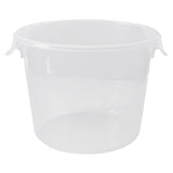 Rubbermaid FG572324CLR Storage Container 6 Quart 10" Dia. X 7-5/8"H
