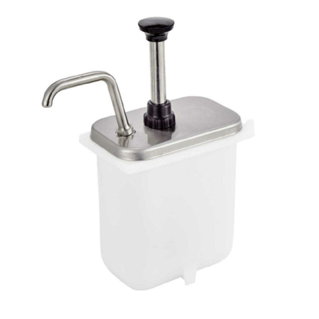 Server Products 86750 TP-200V FOUNTAIN JAR PUMP Dispenses Thick Condiments And Thicker Craft Sauces From A 2 Qt (7-1/2") Shallow Fountain Jar (not Included)