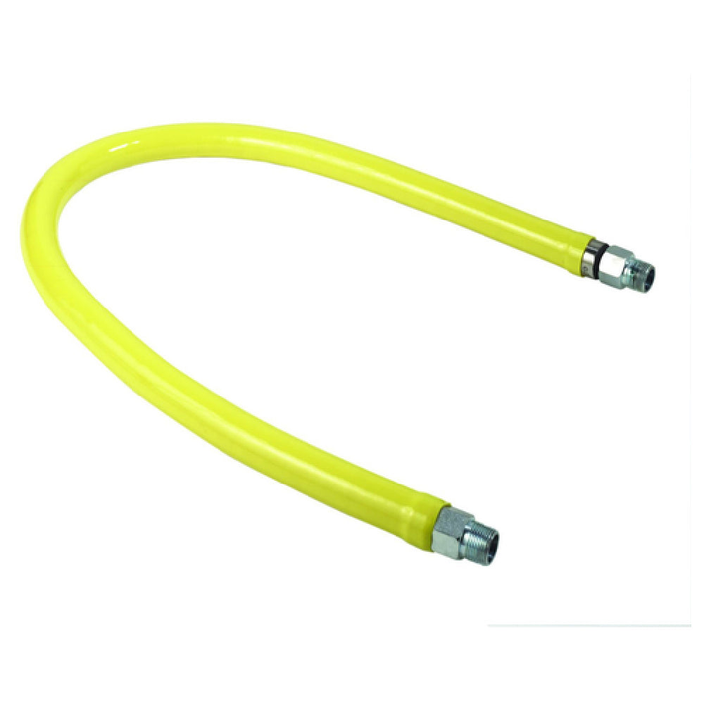 T&S Brass HG-2E-36K Safe-T-Link Gas Connector Kit 1" Connection 36" Hose