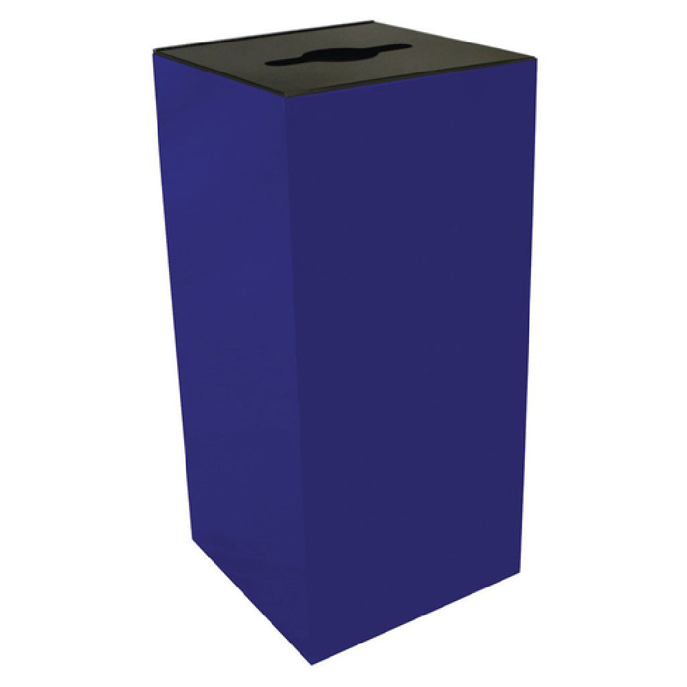 Hubert 49201 - Recycling Squared™ Container, 32 Gallon, 15" X 15" X 32"H