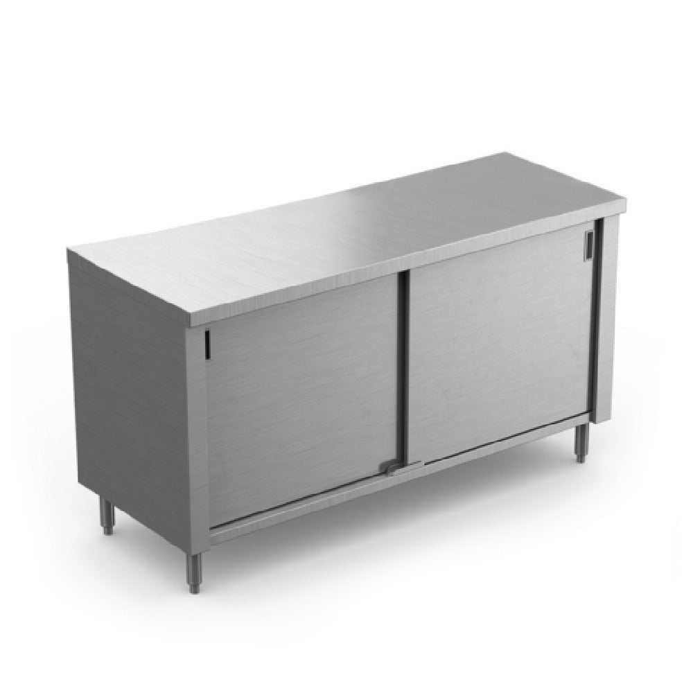 Winholt STCT-D3084 Enclosed Table (4) Sliding Doors Bullet Feet Adjustable To 1-3/8"