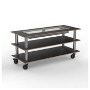 Steelite MGCMLD06MSXH - Modular Heat Table Marble Brushed Stainless Steel H, 71.0" X 29.5" X 95.5"