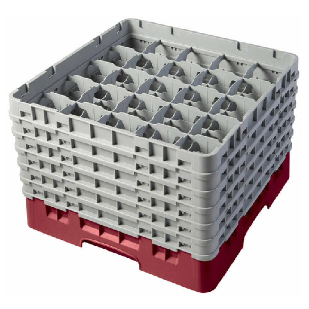 Cambro 25S1114416 Camrack® Glass Rack With (6) Soft Gray Extenders Full Size