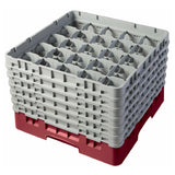 Cambro 25S1114416 Camrack® Glass Rack With (6) Soft Gray Extenders Full Size