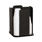 Cal-Mil 23845-13 Onyx Revolving Cup Holder 9.75" Dia. X 12.5"H Designed To Hold Cups Up To 4" Dia.