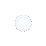 Fortessa RRP.TRIESTEP.02 China Trieste Platinum Salad Plate 8.25" (21cm) Dishwasher Safe