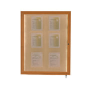 Aarco LWL4836O Display Case 36"W X 48"H Enclosed